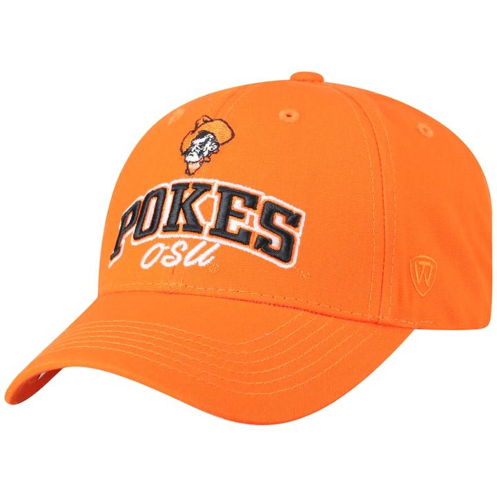 Adult Top Of The World Oklahoma State Cowboys Advisor Adjustable Cap, Men's, Med Orange