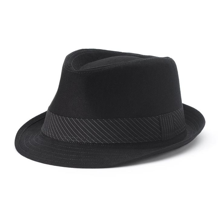 Urban Pipeline&reg; Solid Fedora, Boy's, Size: L/xl, Black