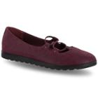 Easy Street Effie Women's Slip On Shoes, Size: 9.5 Wide, Dark Red