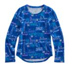 Girls 7-16 & Plus Size So&reg; Core Tee, Size: 18 1/2, Med Blue