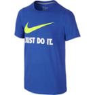 Boys 8-20 Nike Just Do It Swoosh Graphic Tee, Boy's, Size: Medium, Blue Other