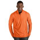 Men's Antigua Tempo Classic-fit Half-zip Pullover Sweater, Size: Xl, Orange