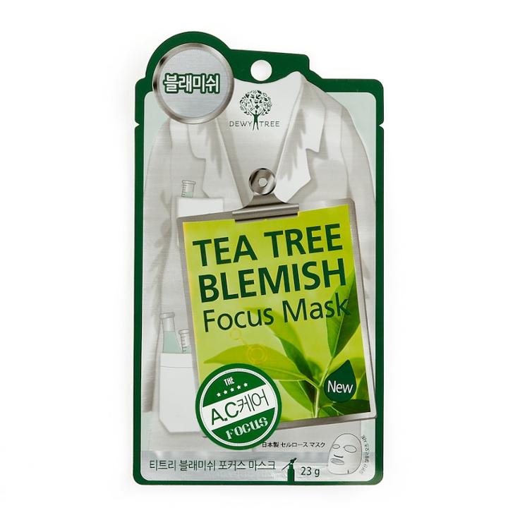 Dewytree Tea Tree Blemish Focus Mask, Multicolor