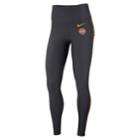 Women's Nike Lsu Tigers Dri-fit Leggings, Size: Large, Grey