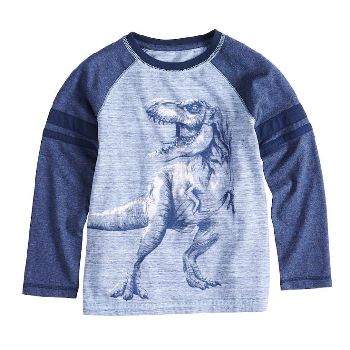 Boys 4-12 Sonoma Goods For Life™ Raglan Graphic Tee, Size: 4, Blue