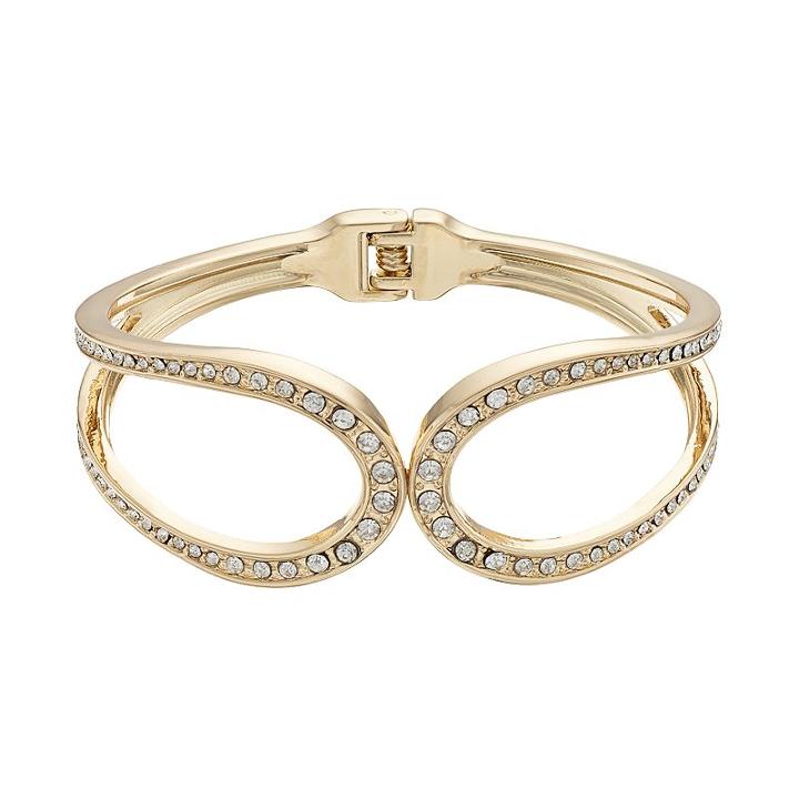 Jennifer Lopez Loop Hinged Bangle Bracelet, Women's, Gold