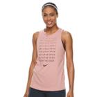 Women's Nike Dri-fit Breath Deep Tank, Size: Small, Red Other