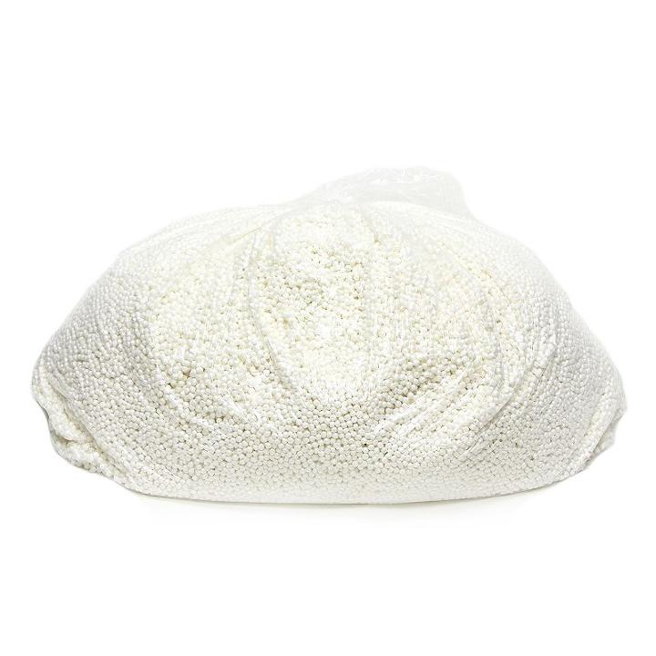 Medium Polystyrene Bead Bean Bag Chair Refill, Adult Unisex, White