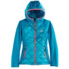 Girls 7-16 Zeroxposur Midweight Eleanor Puffer Transitional Jacket, Size: 16, Turquoise/blue (turq/aqua)