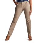 Petite Lee Essential Straight-leg Chino Pants, Women's, Size: 8p - Short, Dark Beige