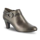 Easy Street Jem Women's High Heel Ankle Boots, Size: 6.5 Wide, Silver (pewter)