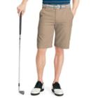 Men's Izod Solid Microfiber Performance Golf Shorts, Size: 33, Beige Oth
