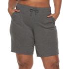 Plus Size Tek Gear&reg; Bermuda Shorts, Women's, Size: 1xl, Dark Grey