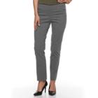 Petite Apt. 9&reg; Pull-on Straight-leg Dress Pants, Women's, Size: 4p-short, Grey Other