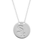 Chicago White Sox Sterling Silver Disc Pendant Necklace, Women's, Size: 16, Grey