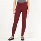 Women's Lc Lauren Conrad Knit Skinny Pants, Size: 6 T/l, Red
