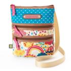 Lily Bloom Eva Multi Section Crossbody Bag, Women's, Yellow