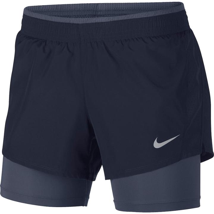 Women's Nike 10k 2 2-in-1 Running Shorts, Size: Small, Light Blue