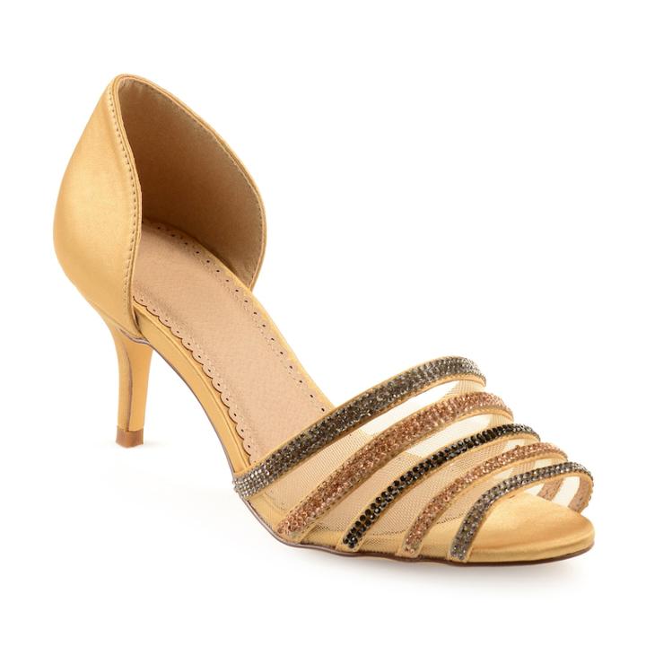 Journee Collection Simone Women's High Heels, Size: Medium (12), Dark Beige