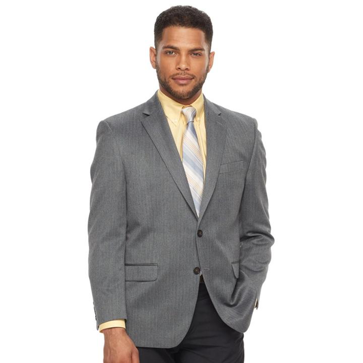 Big & Tall Chaps Slim-fit Sport Coat, Men's, Size: 46 X-long, Grey