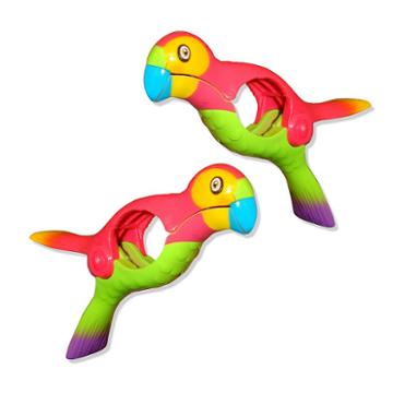 Boca Clips 2-pack Parrot Clip, Multicolor