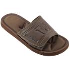 Men's Washington Huskies Memory Foam Slide Sandals, Size: Medium, Brown