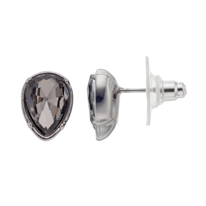 Simply Vera Vera Wang Inverted Nickel Free Teardrop Earrings, Women's, Silver