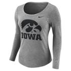 Women's Nike Iowa Hawkeyes Logo Tee, Size: Small, Gray