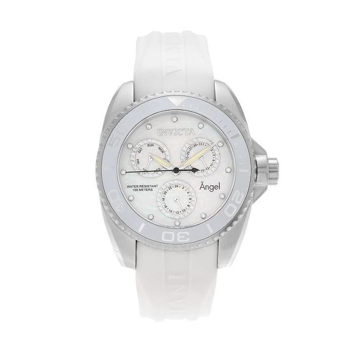 Invicta Women's Angel Cubic Zirconia Watch - Kh-in-21701, White
