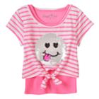 Girls 4-6x Freestyle Revolution Flip Sequin Tee & Tank Top Set, Size: 5, Pink