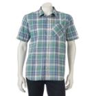 Men's Vansplaid Button-down Shirt, Size: Medium, Dark Green