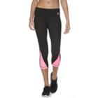 Fila Sport, Women's &reg; Mesh Printed Yoga Capris, Size: Xl, Med Pink