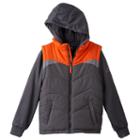 Boys 8-20 Pacific Trail Colorblock Vest Hoodie, Boy's, Size: Medium, Red/coppr (rust/coppr)