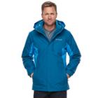 Big & Tall Columbia Rockaway Mountain Interchange Systems Jacket, Men's, Size: Xl Tall, Blue Other