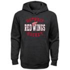 Boys 8-20 Detroit Red Wings Promo Hoodie, Size: L 14-16, Grey (charcoal)
