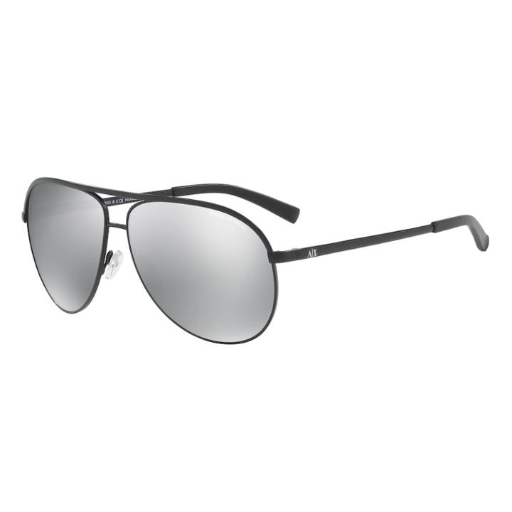 Armani Exchange Ax2002 61mm Aviator Mirror Polarized Sunglasses, Men's, Oxford