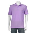 Men's Croft & Barrow&reg; Performance Pocket Pique Polo, Size: Medium, Med Purple