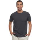 Men's Sonoma Goods For Life&trade; Classic-fit Supersoft Pocket Tee, Size: Large, Grey