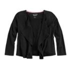 Girls 4-10 Jumping Beans&reg; Open Front Cardigan, Size: 4, Black