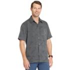 Men's Van Heusen Air Classic-fit Casual Button-down Shirt, Size: Xl, Black
