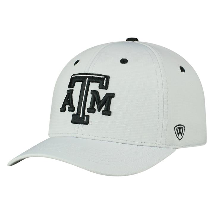 Adult Top Of The World Texas A & M Aggies High Power Cap, Men's, Light Grey