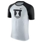 Men's Nike Illinois Fighting Illini Raglan Tee, Size: Medium, White