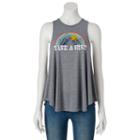Juniors' Take A Hike Rainbow Graphic Swing Tank, Girl's, Size: Small, Ovrfl Oth