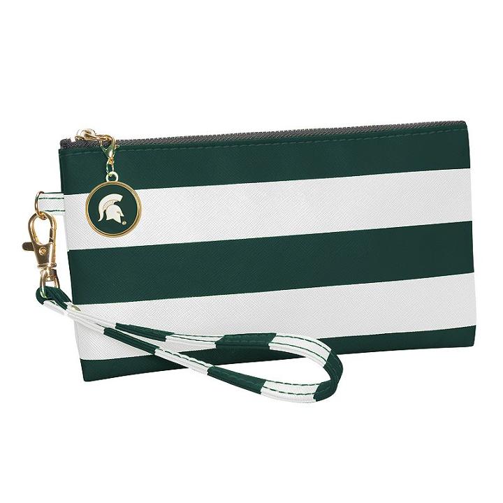 Lillybee Michigan State Spartans Blake Stadium Wristlet, Women's, Multicolor