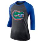 Women's Nike Florida Gators Baseball Tee, Size: Large, Grey