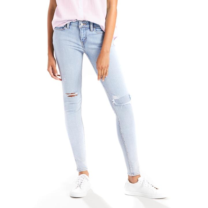 Women's Levi's&reg; 535&trade; Super Skinny Jeans, Size: 29(us 8)m, Med Blue