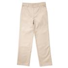Husky Boys 4-20 French Toast School Uniform Relaxed-fit Adjustable-waist Twill Pants, Boy's, Size: 10 Husky, Beig/green (beig/khaki)