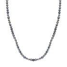 Freshwater By Honora Dyed Freshwater Cultured Pearl Long Necklace In Sterling Silver (9-11 Mm), Women's, Size: 36, Black