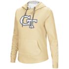 Women's Georgia Tech Yellow Jackets Crossover Hoodie, Size: Large, Drk Yellow