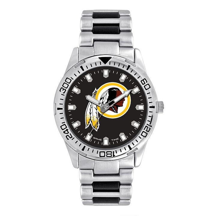 Men's Game Time Washington Redskins Heavy Hitter Watch, Silver